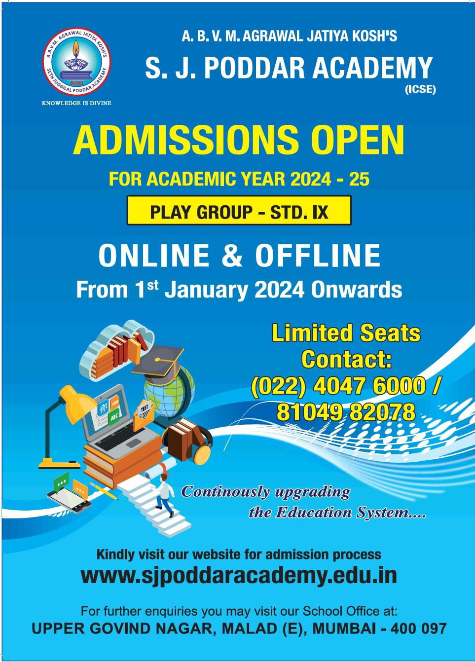 Admission open for A.Y. 2024-25